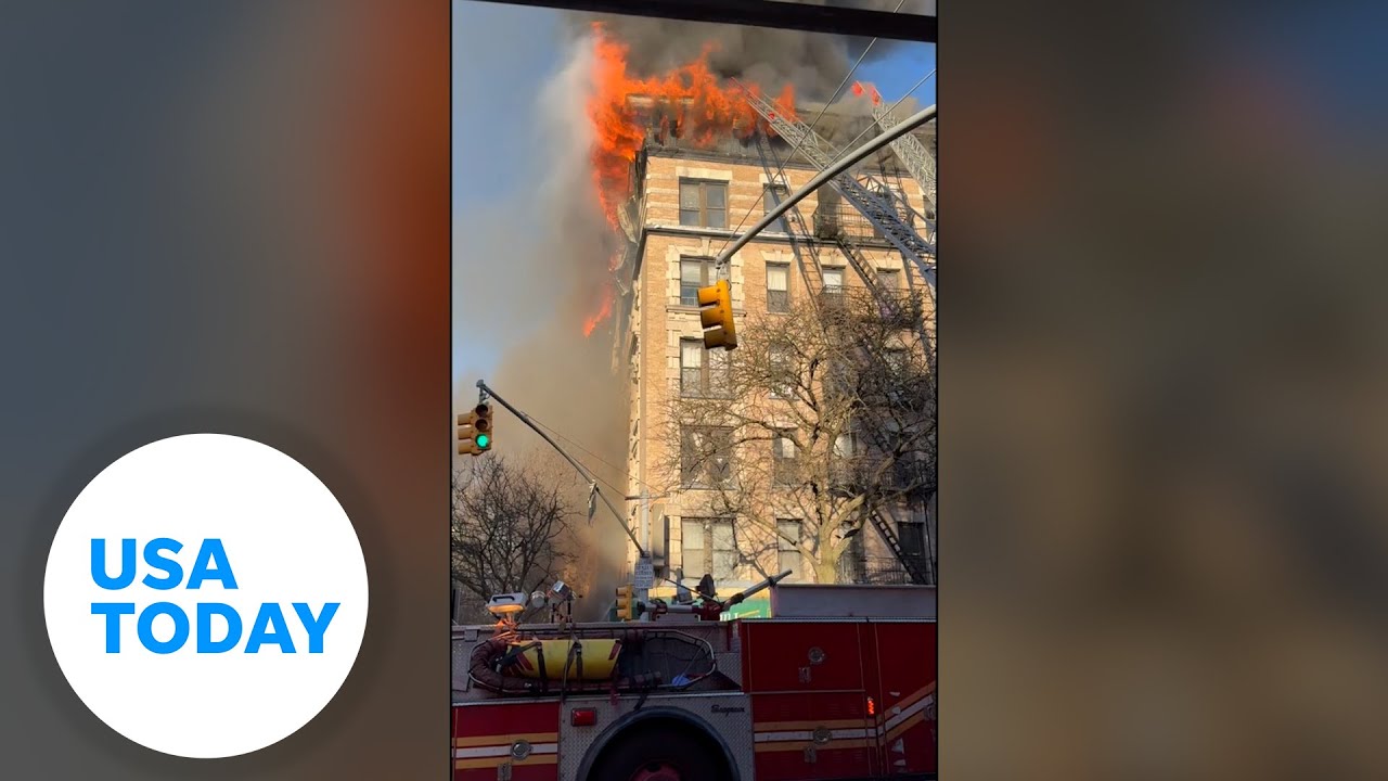 NYC fire engulfs Upper West Side apartments and creates 'heavy damage'