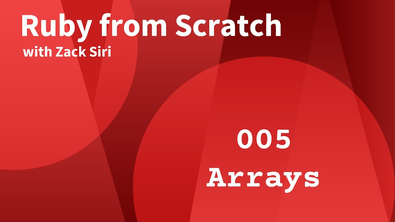 Ruby: Arrays - 005