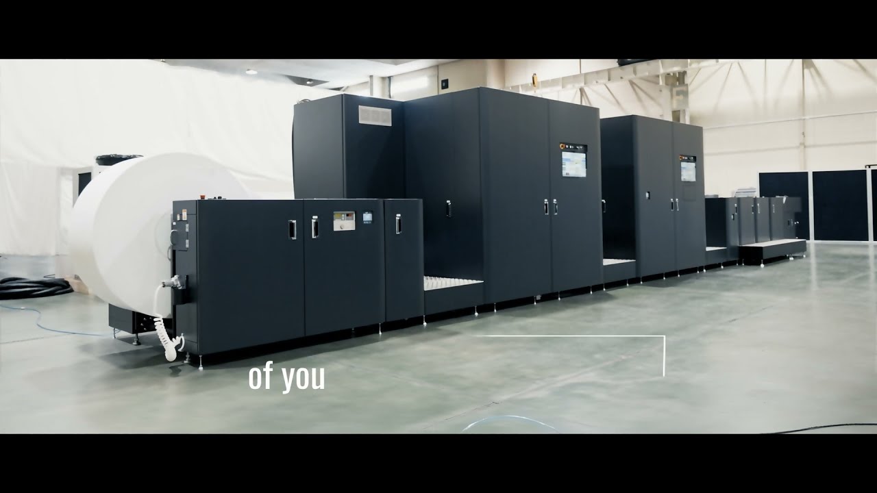 Miyakoshi MJP IXS/IXW Series - Full Color Inkjet Web-Press for books and commercial printing.