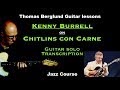 Guitar solo Transcription - Kenny Burrell on Chitlins con carne - Jazz guitar
