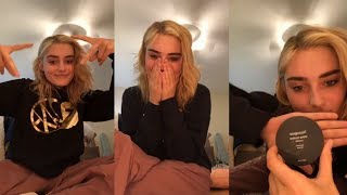 Meg Donnelly | Instagram Live Stream | 9 April 2018