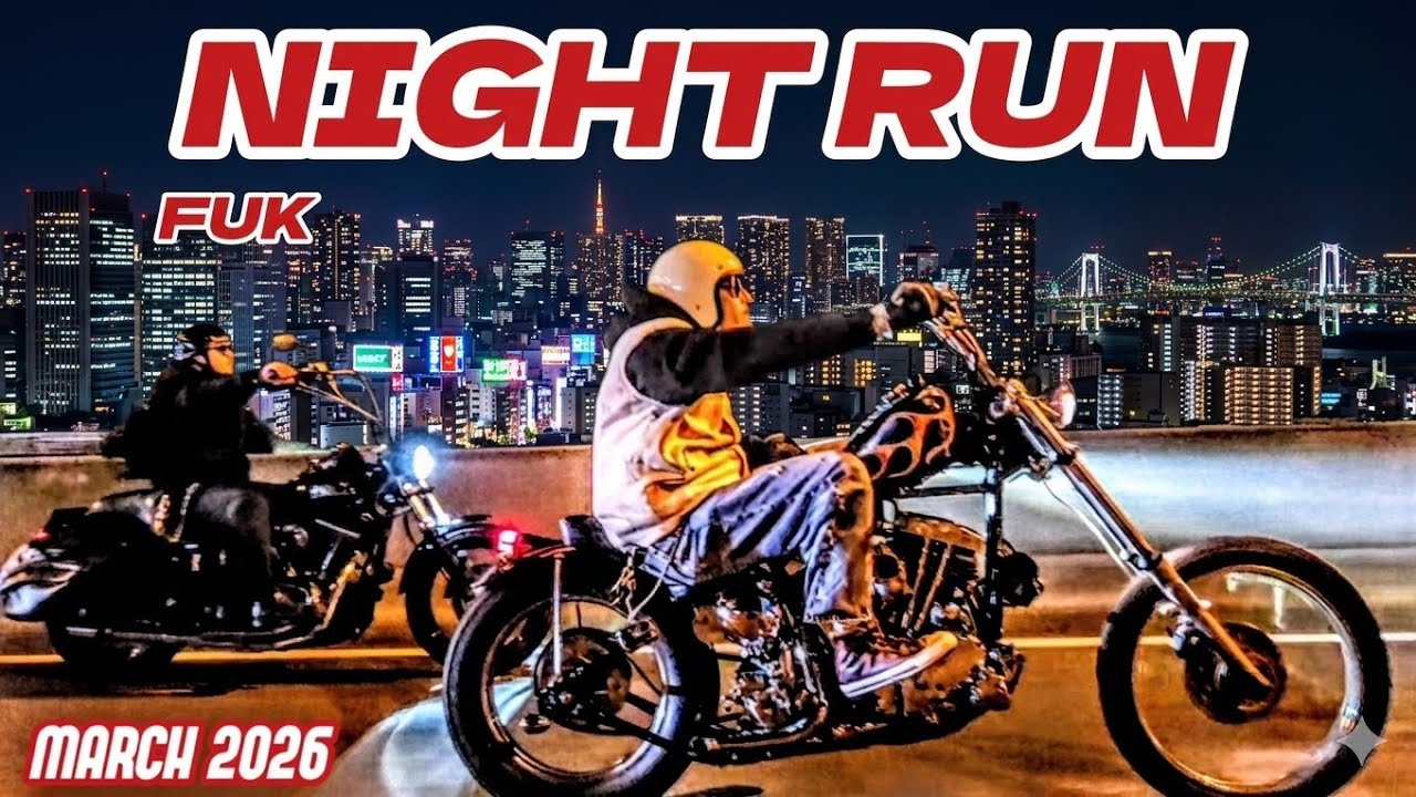 スロットルワークス・ナイトツーリングが最高過ぎた！【harley davidson】【ハーレー】【ヴィンテージハーレー】