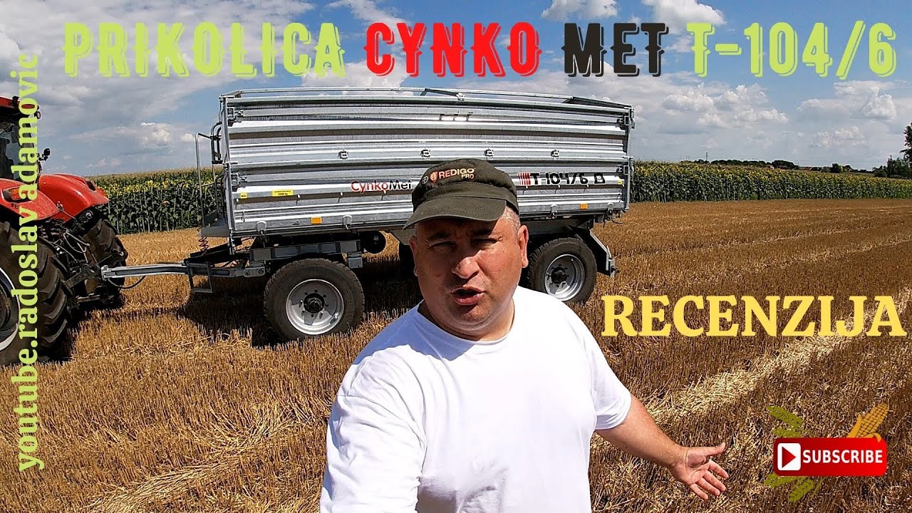 CynkoMet 10T - Kéttengelyes Pótkocsi