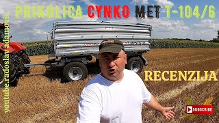 CynkoMet 10T - Kéttengelyes Pótkocsi