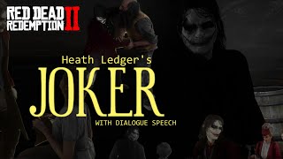 Heath Ledgers Joker in RDR2 with original audio