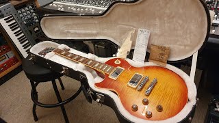 Video thumbnail for Gibson Les Paul Standard Plus 2009 Flame Top LH Lefty Left Hand Guitar Up Close Video Review by Essex Recording Studios