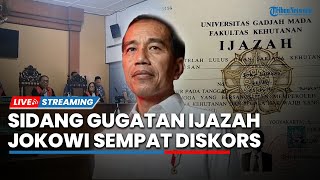 Hasil Sidang Perdana Gugatan Ijazah Palsu Jokowi, Pelapor Roy Suryo Cs Klaim Punya Saksi dari UGM