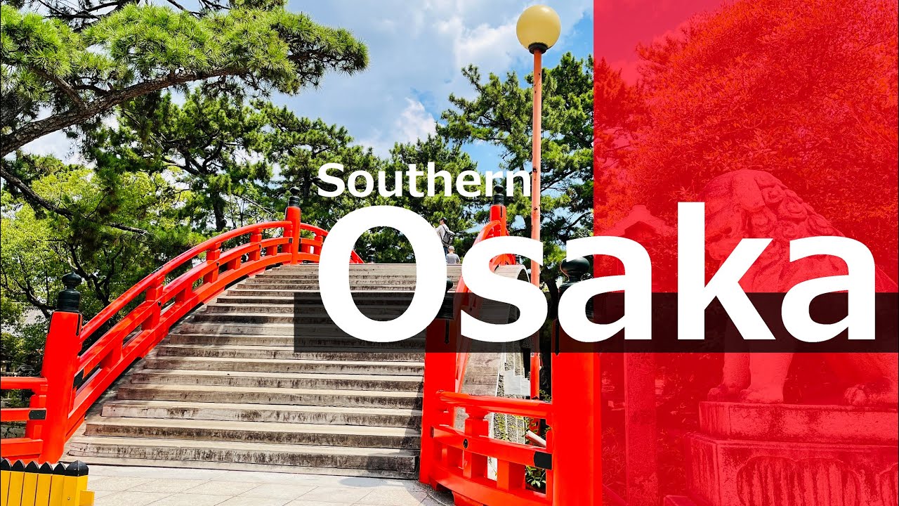 Dive into the captivating charm of Sumiyoshi Taisha Shrine alongside a tourist in this video.