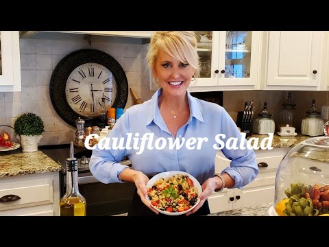 How To Make Roasted Cauliflower Salad (Mock Pasta)