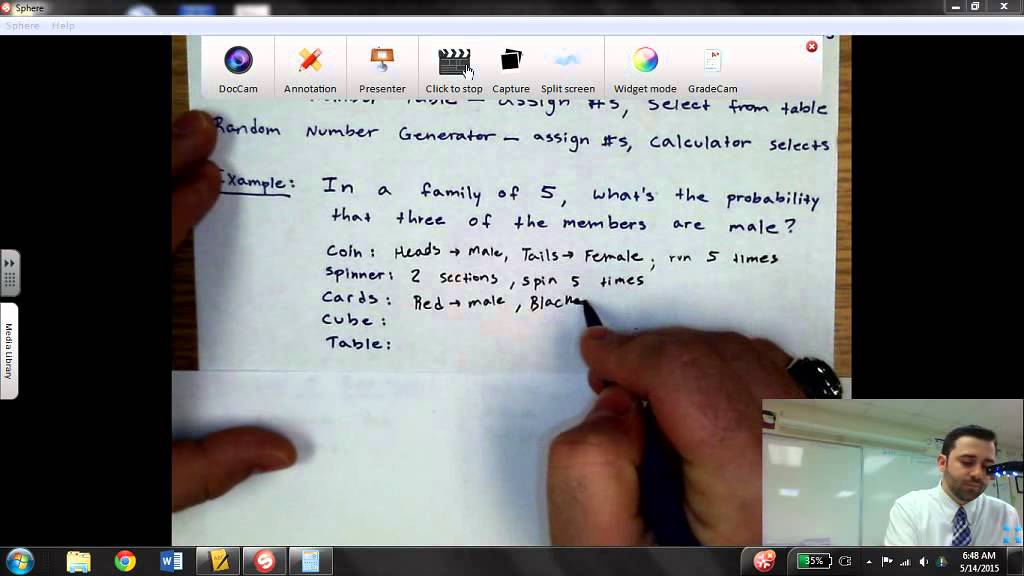 Designing Probability Simulations