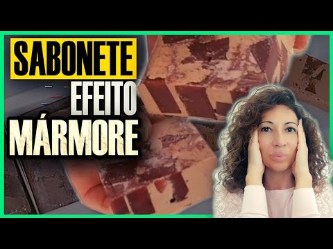 SABONETE MARMORIZADO de ARGILA ROXA (O EFEITO desse Sabonete é MARAVILHOSO)
