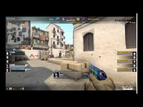 jks insane 1v13 headshot clutch-clg vs renegades