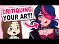 CRITIQUING MY VIEWERS ART