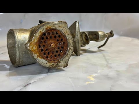 Restoring a 1970s "Sputnik" Meat Grinder – Vintage Kitchen Tool Restoration