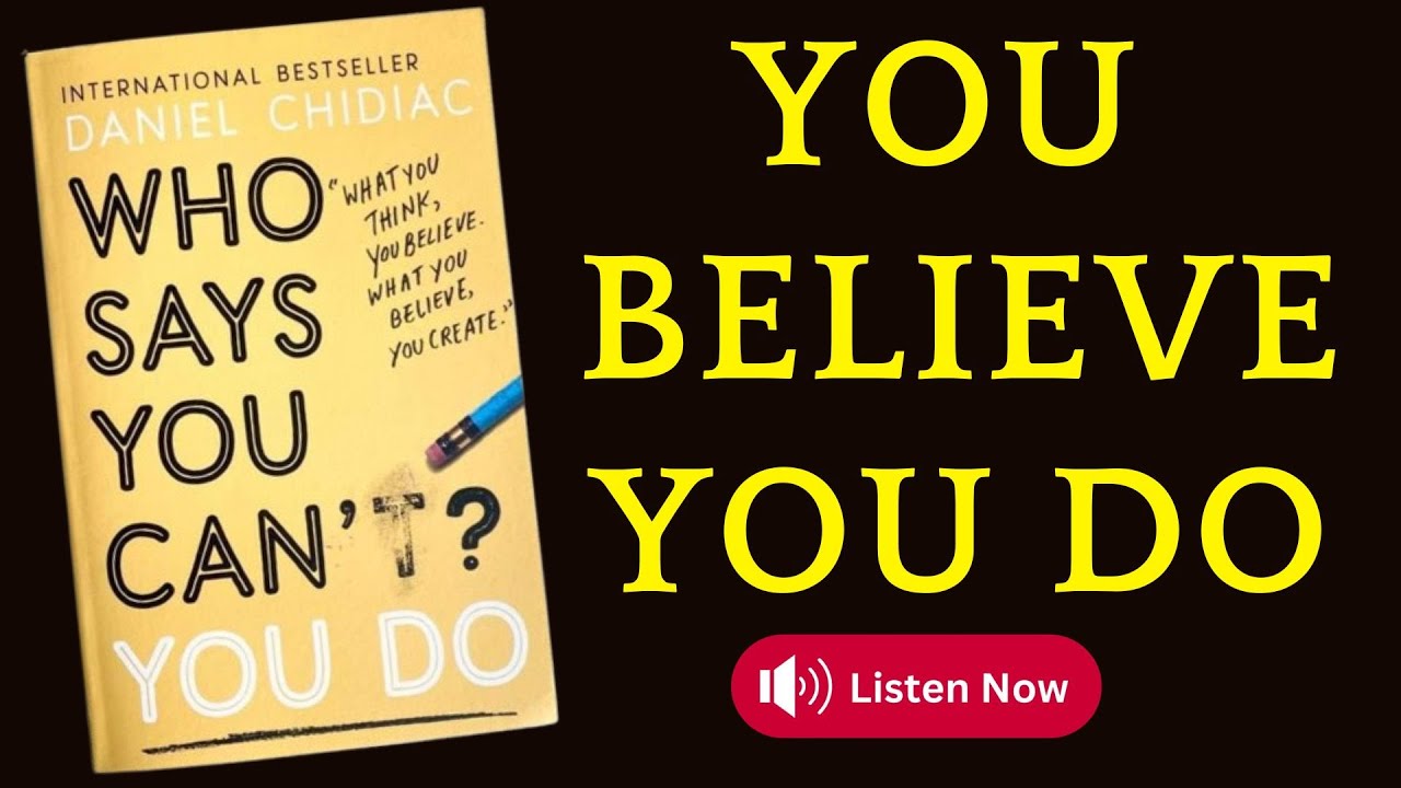 7 Powerful lessons from Who Says You Can’t? You Do by Daniel Chidiac| #booktube #booktok #books