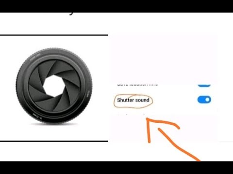 how to ON / OFF camera shutter sound of tablet
