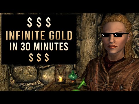 Skyrim Anniversary Edition: Infinite Gold In 30 Minutes! (Goldenhills Plantation is OP)