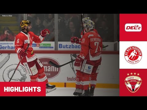DEL2: EC Bad Nauheim vs. Lausitzer Füchse | Highlights