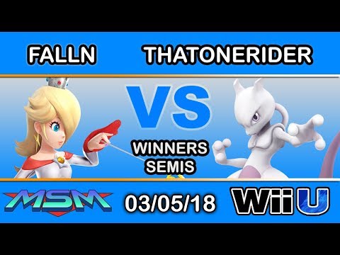 MSM 136 - falln (Rosalina) Vs. ThatOneRider (Mewtwo) Winners Semis - Smash 4