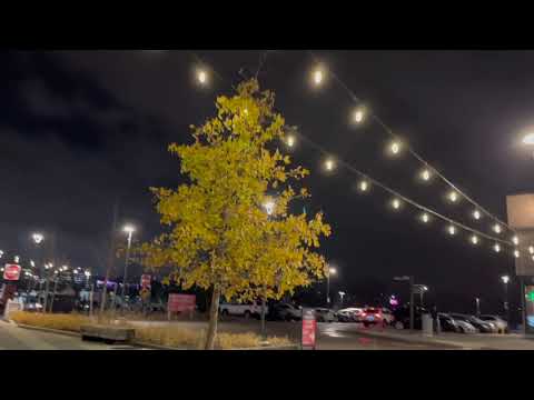 Boston walking:  Arsenal Yard _ Watertown _night walking (4K)