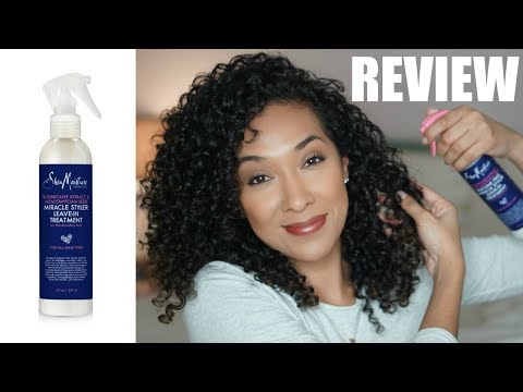 SheaMoisture Miracle Styler Leave-In Treatment REVIEW!...