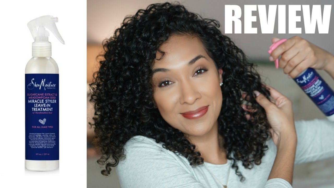 SheaMoisture Miracle Styler Leave-In Treatment REVIEW! | RisasRizos