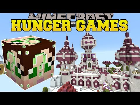 Minecraft: PINK CASTLE HUNGER GAMES - Lucky Block Mod - Modded Mini-Game