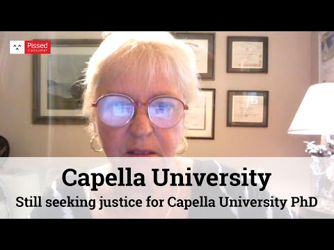 8 years and still seeking justice for Capella University PhD fraud (2002-****)