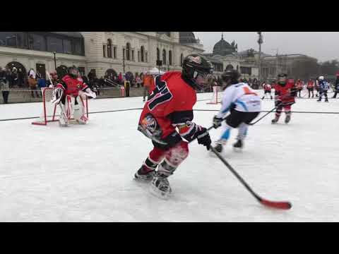 Jégkorong Napja 2020.01.18. Budapest Városligeti műjégpálya U10 torna