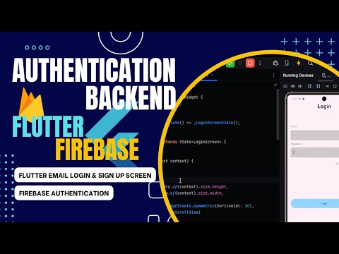 Flutter Authentication Backend | Firebase Email Login & Signup (No Words Just Code)