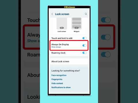 Add a Calendar 📆 to Samsung always on display #shorts