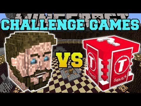 PopularMMOs Pat and Jen Minecraft: PEWDIEPIE VS T-SERIES CHALLENGE GAMES - Lucky Block Mod - Modded