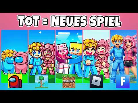 Minecraft, aber wenn ich STERBE, wechsle ich das Spiel!