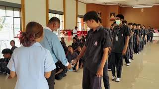 ตรวจสุขภาพและทดสอบสมรรถภาพทางกายของนักเรียน ประจำปี 2568