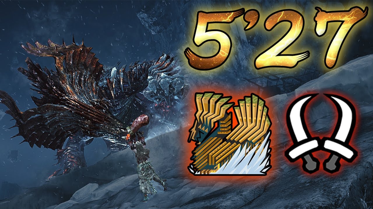 【MHWilds】歴戦王ジン・ダハド 双剣 5'27ソロ