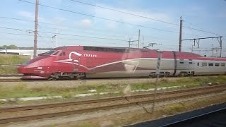 preview picture of video 'Travelling by IC train from Brussels to Rotterdam'