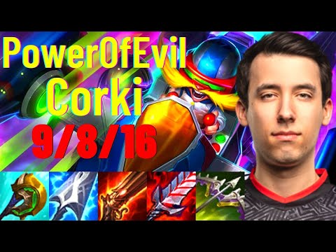 TSM PowerOfEvil PLAYS CORKI VS AZIR MID |NA CHALLENGER PATCH 11.2| [League of Legends] Full Gameplay