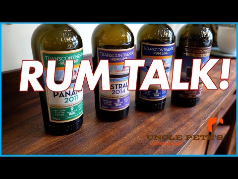 Rum Talk! | Transcontinental Rum Line! | 4 way Taste test!