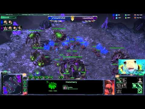 Liquid`Sheth v aTnDarKFoRcE - ZvZ Cloud Kingdom - TheFish casts SC2