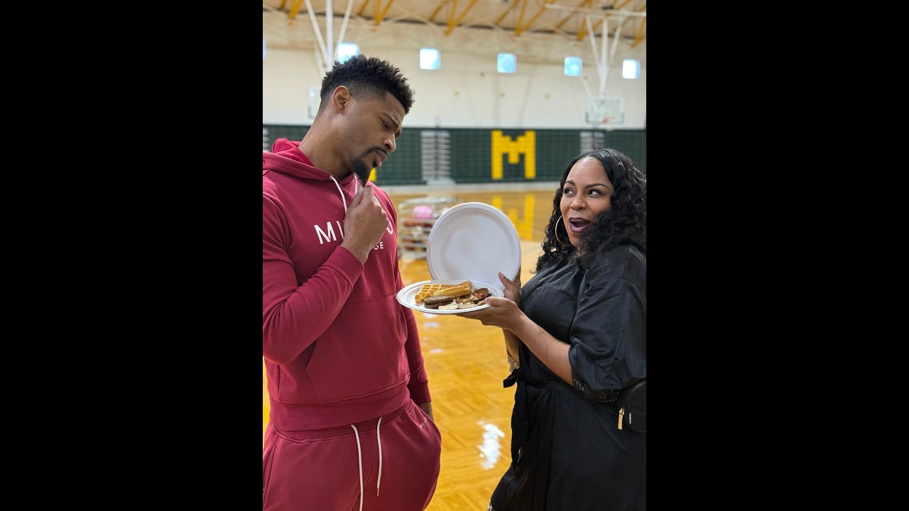 When DJ’s mom brings Pierre breakfast in her hot girl robe!