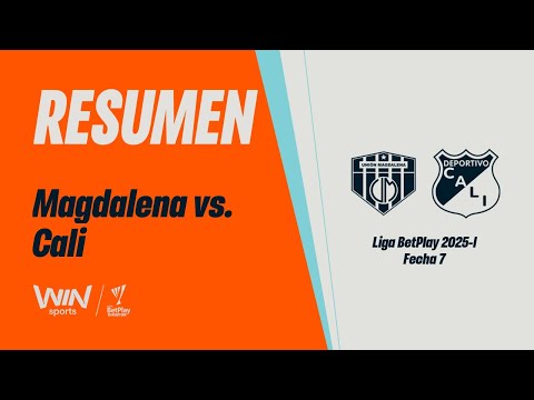 Unión Magdalena vs. Deportivo Cali (resumen y goles) | Liga BetPlay Dimayor 2025-1 | Fecha 7