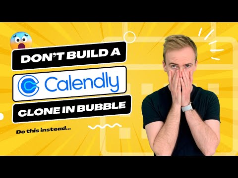Don't Make a Calendly Clone with Bubble.io! Do This Instead. thumbnail