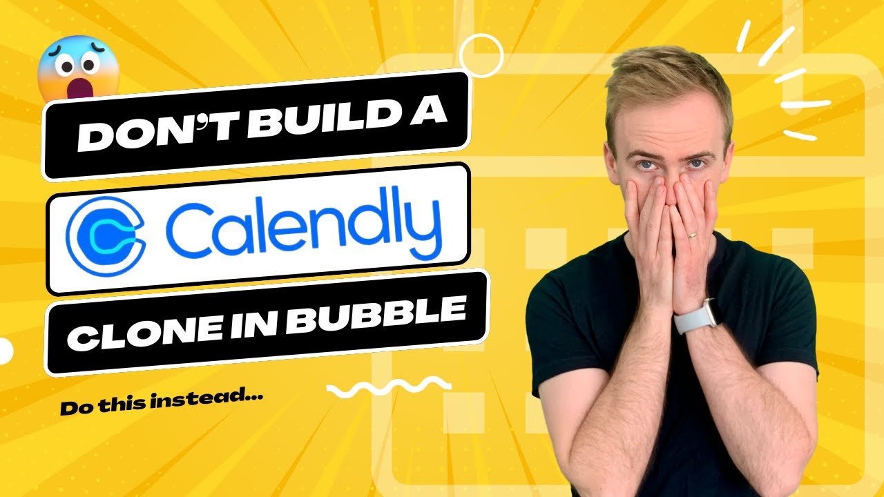 Don't Make a Calendly Clone with Bubble.io! Do This Instead. thumbnail