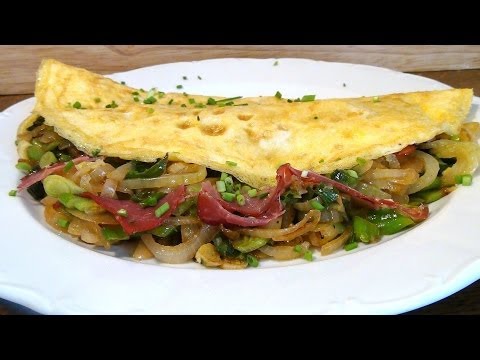 Zwiebelomelette / Rezept / Video Anleitung