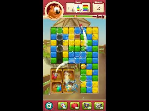 Toon Blast Level 7877 - NO BOOSTERS 🐻🐺🐱 | SKILLGAMING ✔️