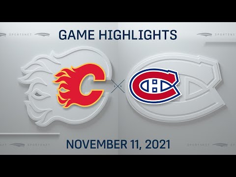 NHL Highlights | Flames vs. Canadiens - Nov 11, 2021