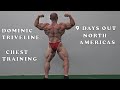 Bodybuilder Dominic Triveline Chest Training 9 Days Out From North Americas Championships