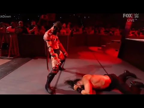 demon finn balor attacks Roman Reigns wwe SmackDown 24/9/21