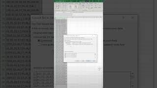 Text to columns. Sometimes numbers are all in the same column and you need to split them out by a delimter. - Excel Xpert tutorial video