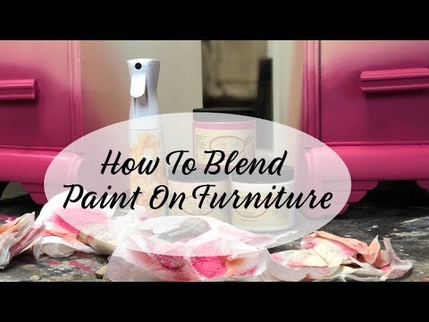 How To Blend Paint On Furniture